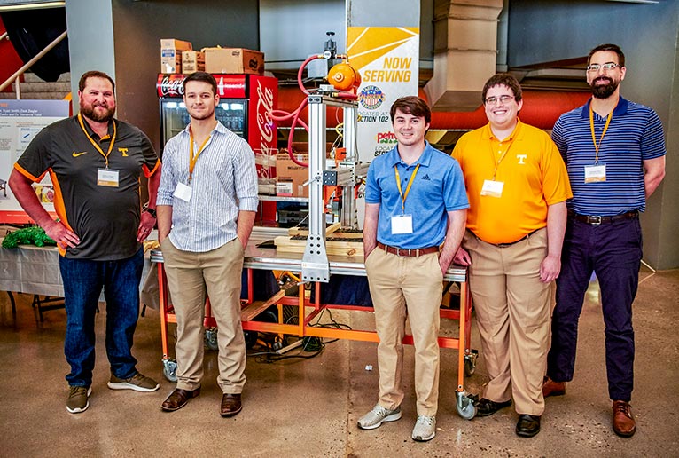 Group shot of the team that worked on the Bonecrusher